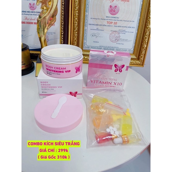 KEM BODY 2 TẦNG MYÔ và KÍCH TRẮNG