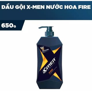 [Chính hãng] Dầu gội nước hoa X-Men Fire sạch sâu thơm mạnh 650g