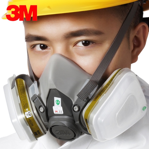 Bộ mặt nạ phòng độc 3M 6200 / 3M 6100 + 2 Phin lọc 3M 6001 / 3M 2097 / 3M  6003 /  3M 6004 / 3M  6006 /  3M 6009S