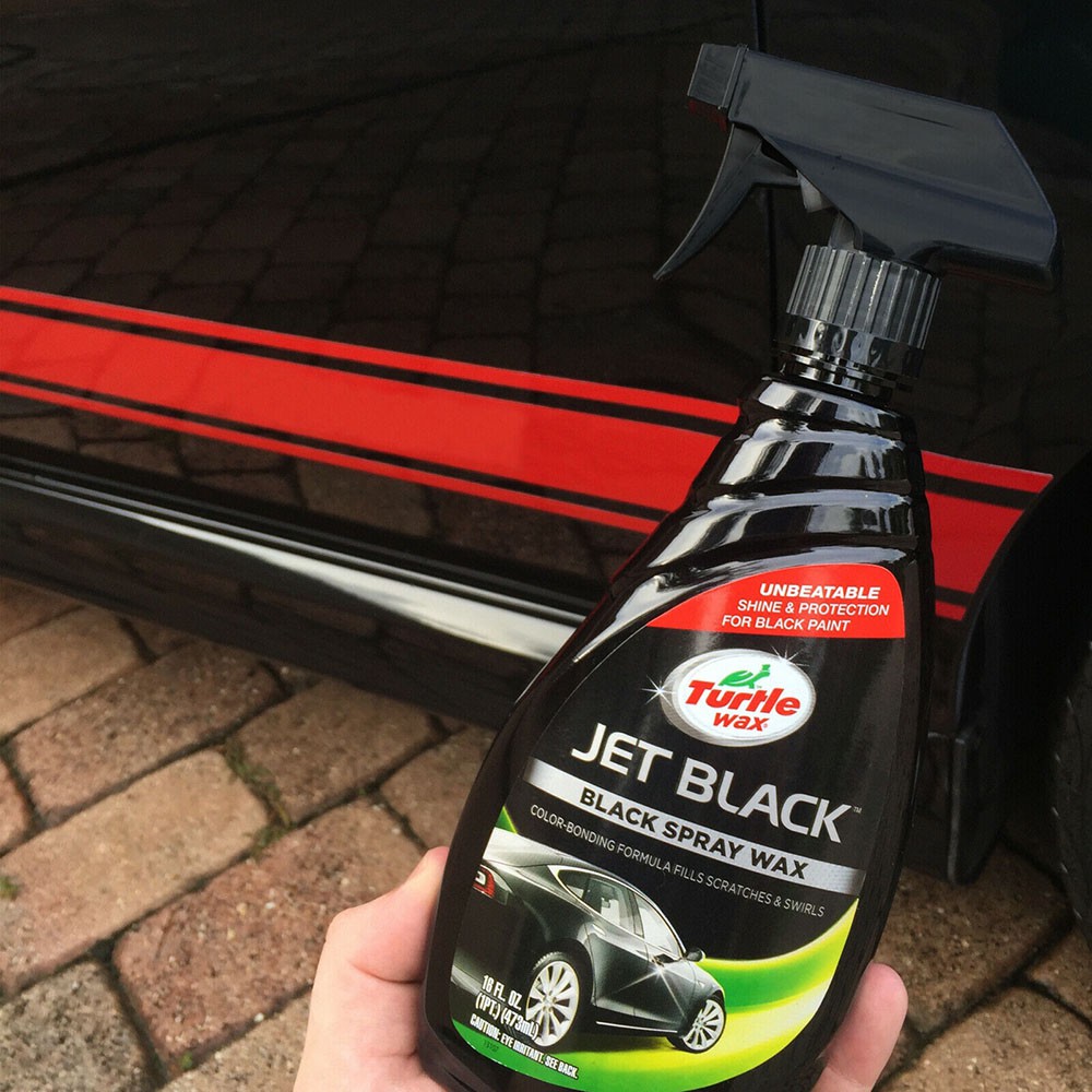 Đánh Bóng Nhanh Sơn Xe Ô Tô (Màu Đen) Turtle Wax Jet Black 680ml