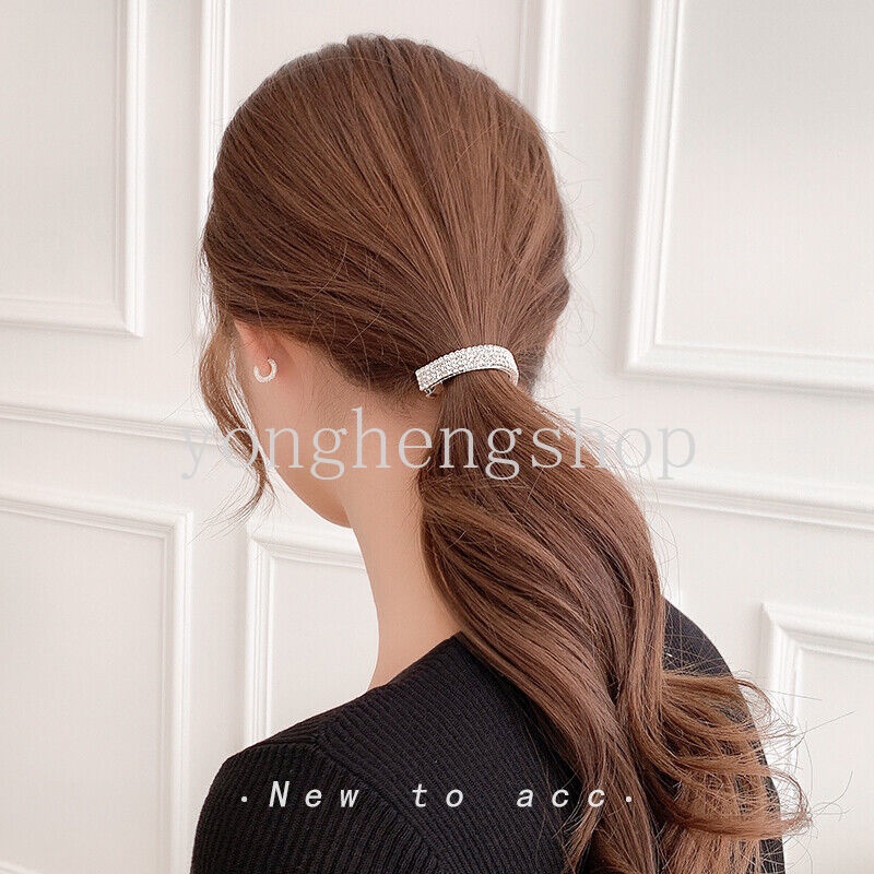 Kẹp Tóc Đính Đá Lấp Lánh Thời Trang Cho Nữ