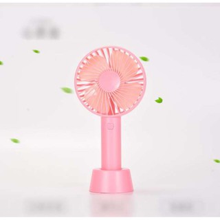 Quạt mini tích điện cầm tay có đế để bàn siêu hot