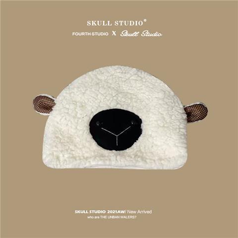 Mũ Len Tai Thỏ Dễ Thương Cho Nữ