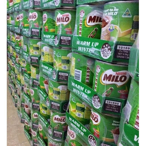 Sữa Milo Úc hộp 1kg - hsd: tháng 2/2022