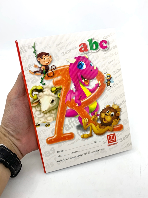 Vở Class ABC - 4 Ô Ly 96 Trang ĐL 100g/m2 - Hồng Hà - Hình Chữ R