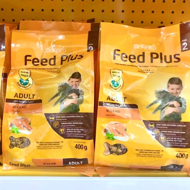 Thức ăn cho mèo lớn Dr.kyan Feed Plus 400g
