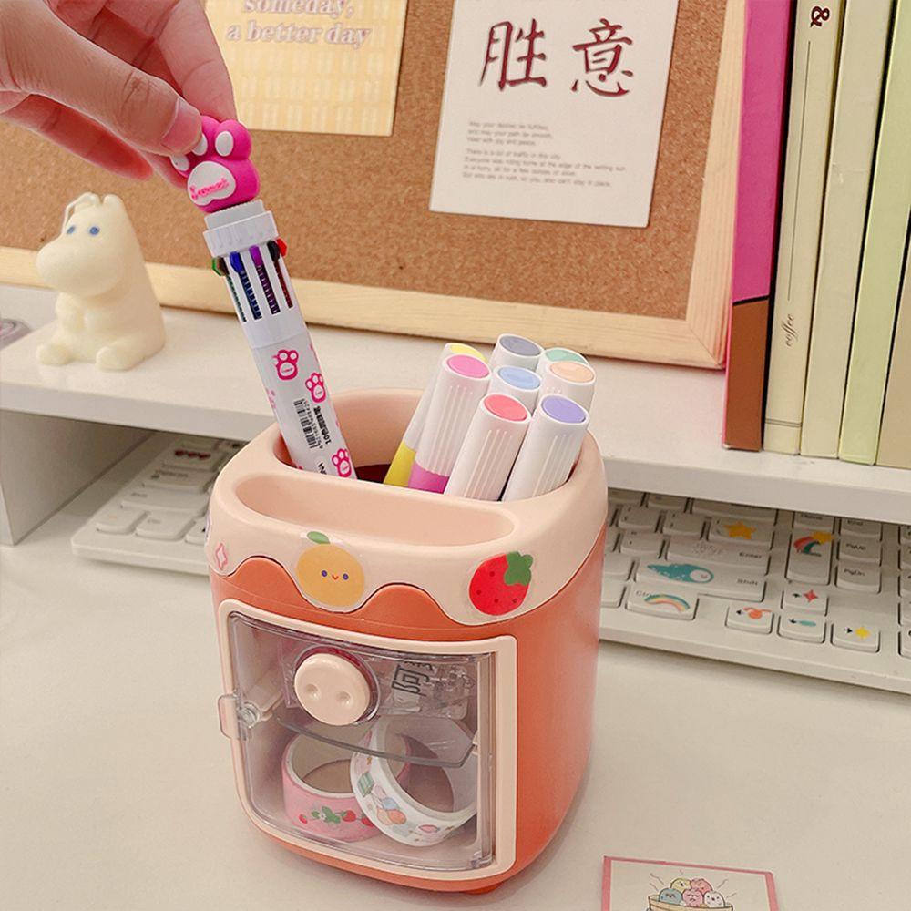 LAKAMIER Hộp Đựng Bút Bằng Acrylic Sức Chứa Lớn Mới