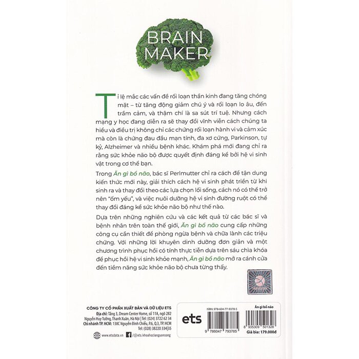 Sách - Ăn Gì Bổ Não (Brain Maker) [AlphaBooks]
