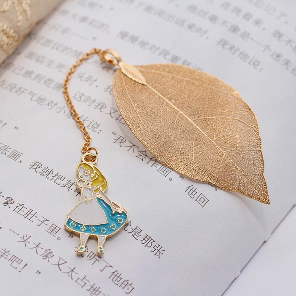 Phụ Kiện Đánh Dấu Trang Sách Bằng Kim Loại AUGUSTINA Phong Cách Retro Dành Cho Học Sinh / Văn Phòng