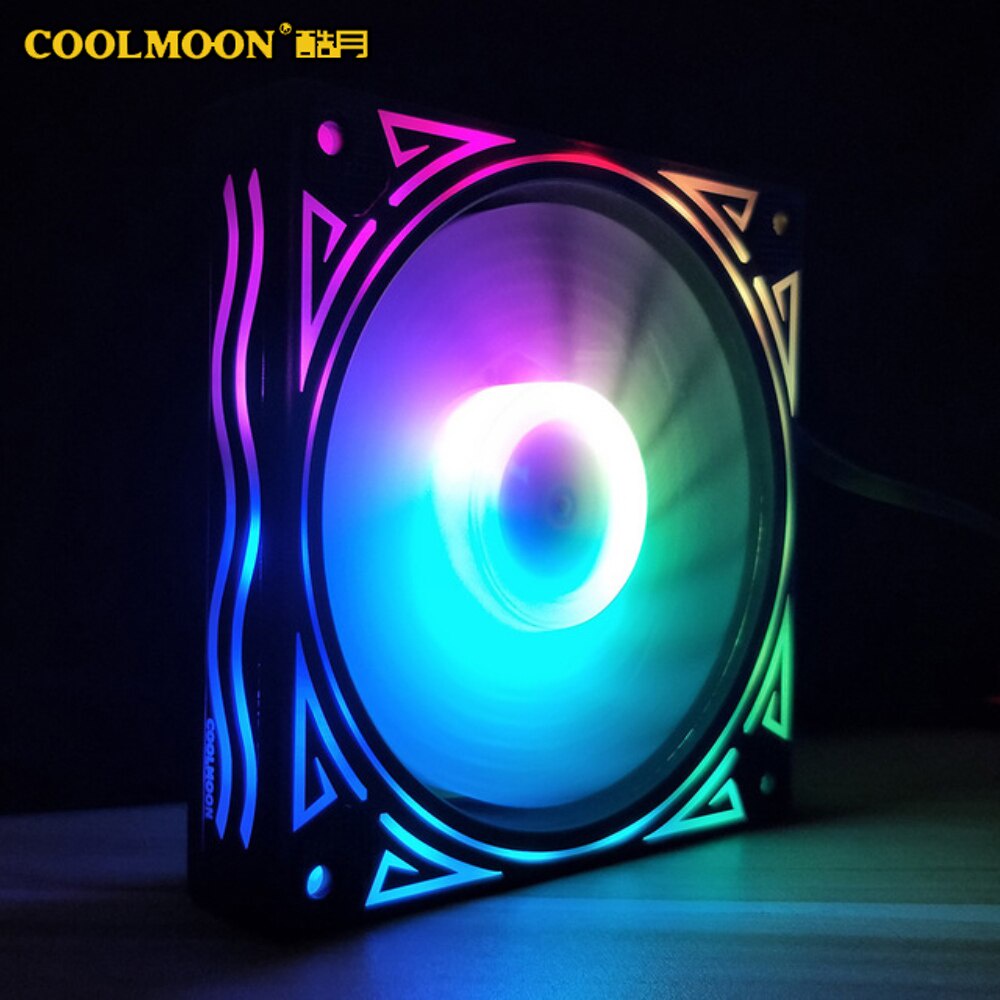 Bộ 6 quạt tản nhiệt PC 120mm RGB 5V A-RGB 12cm