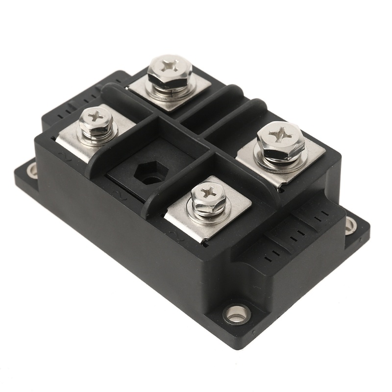 Mô đun chỉnh lưu cầu chỉnh lưu một giai đoạn 400A 1600V màu đen cao cấp MDQ
