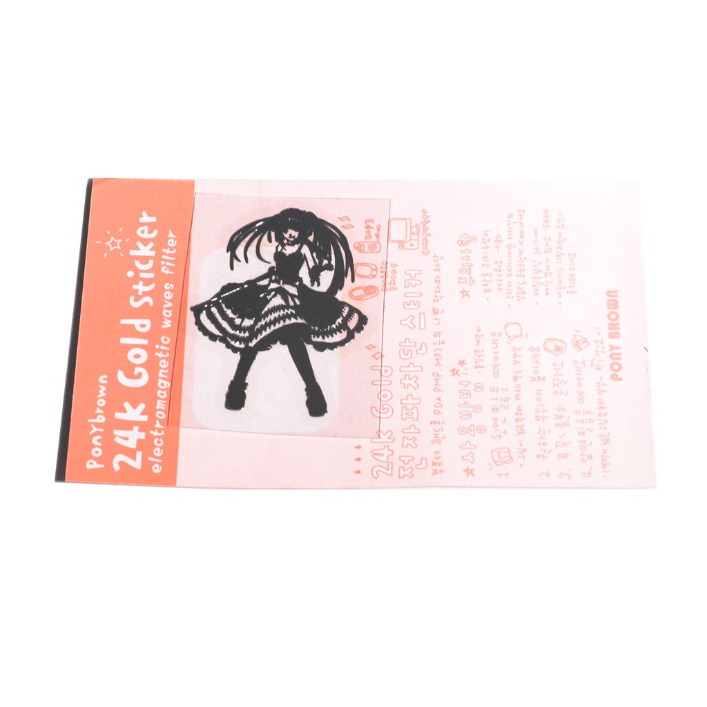 Sticker Anime chibi màu kim loại - Date A Live H1