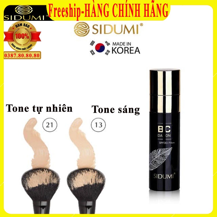 [ Auth - MUA 1 TẶNG 1 ] Kem nền cho da dầu và mọi loại da cao cấp 3 trong 1/ Kem nền  BCD Sidumi hàn quốc BB Cream