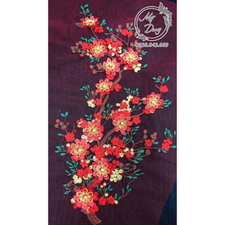 [Đủ màu] Combo 2 Bông Hoa Mai Đào khổ lớn (nhiều màu lựa chọn) - MS 8082