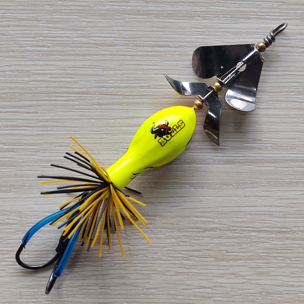 Mồi câu lure nhái BULLs bait buzz 12g 10cm