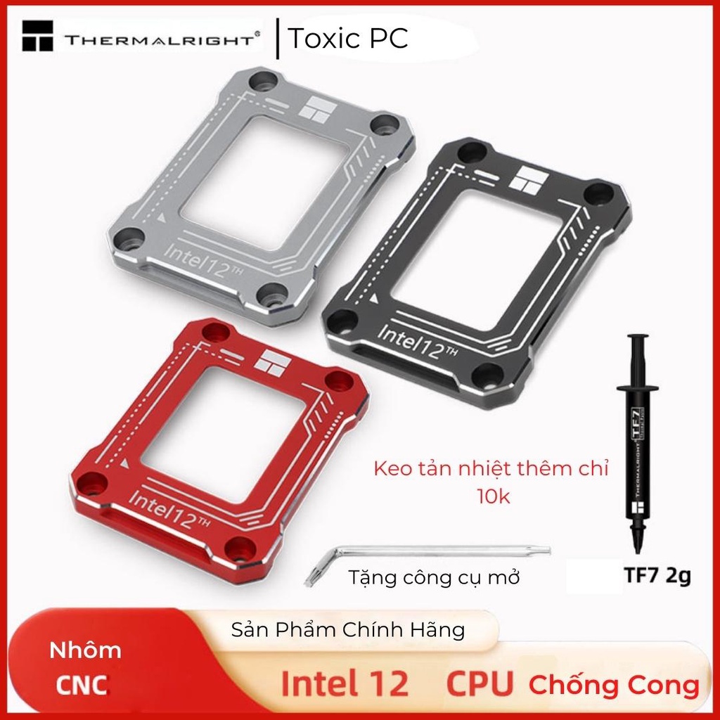 Khung chống cong CPU Intel Socket 1700, Đế chống cong Socket 1700, Chính Hãng Thermalright