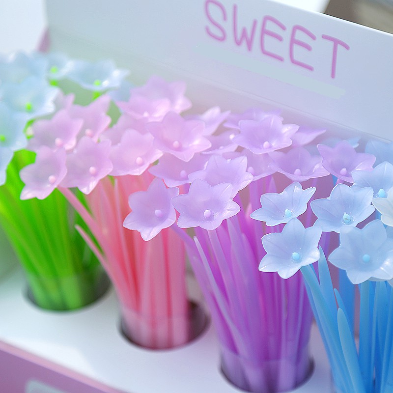 bút hoa sao đổi màu D256 viết gel cute dễ thương