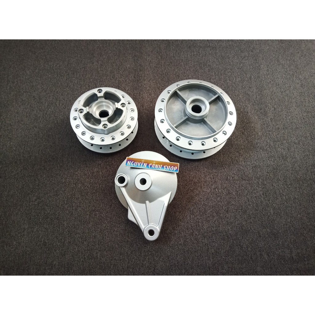 Đùm trước sau sirius wave s110 má đùm luôn 3 món