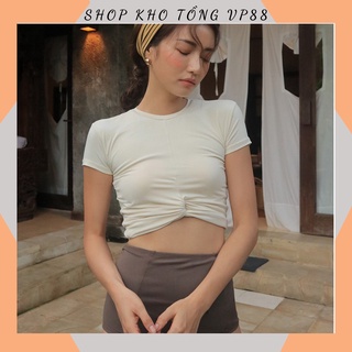 Bộ Đồ bơi đi tắm biển nữ Bikini 2 mảnh ( áo trắng kem- quần nâu)-2234-DBG5-KHO TỔNG