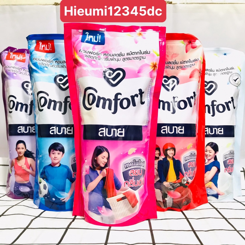 Nước Xả Vải Comfort Thái Lan 580ml - 5 màu