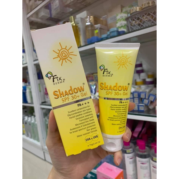 Gel Kem chống nắng Fix Derm Shadow gel SPF 30+