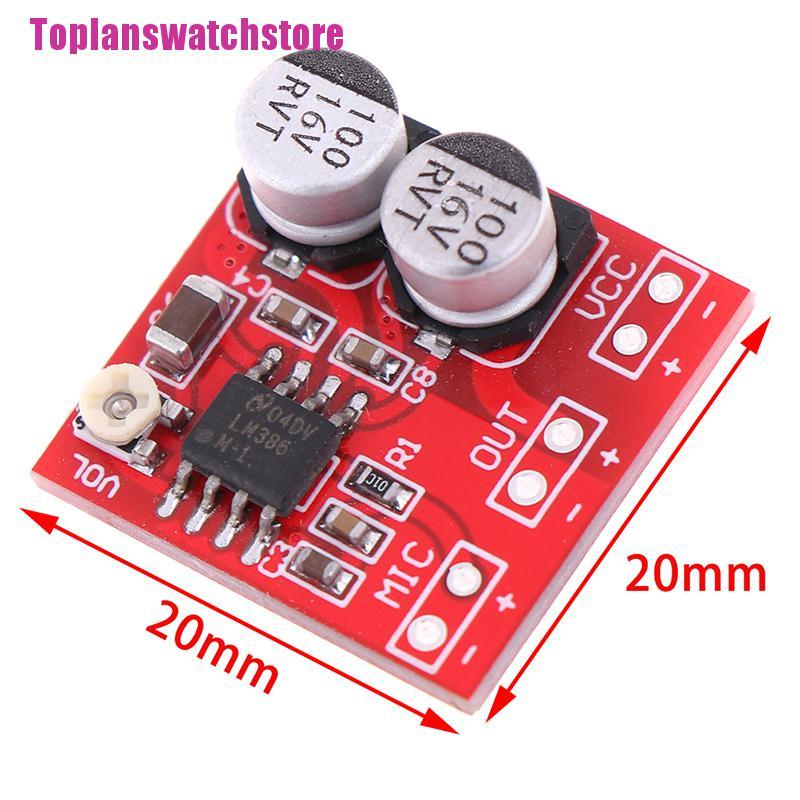 Bảng Mạch Khuếch Đại Âm Thanh Micro DC 5V-12V LM386 200 Lần