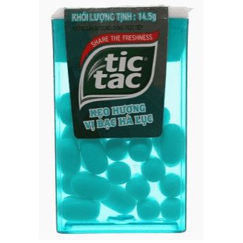 Kẹo Tic Tac các vị Bạc hà, Vị Bạc hà lục, dâu 14,5g