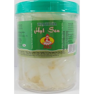 Thạch dừa hạt sen hũ 1kg