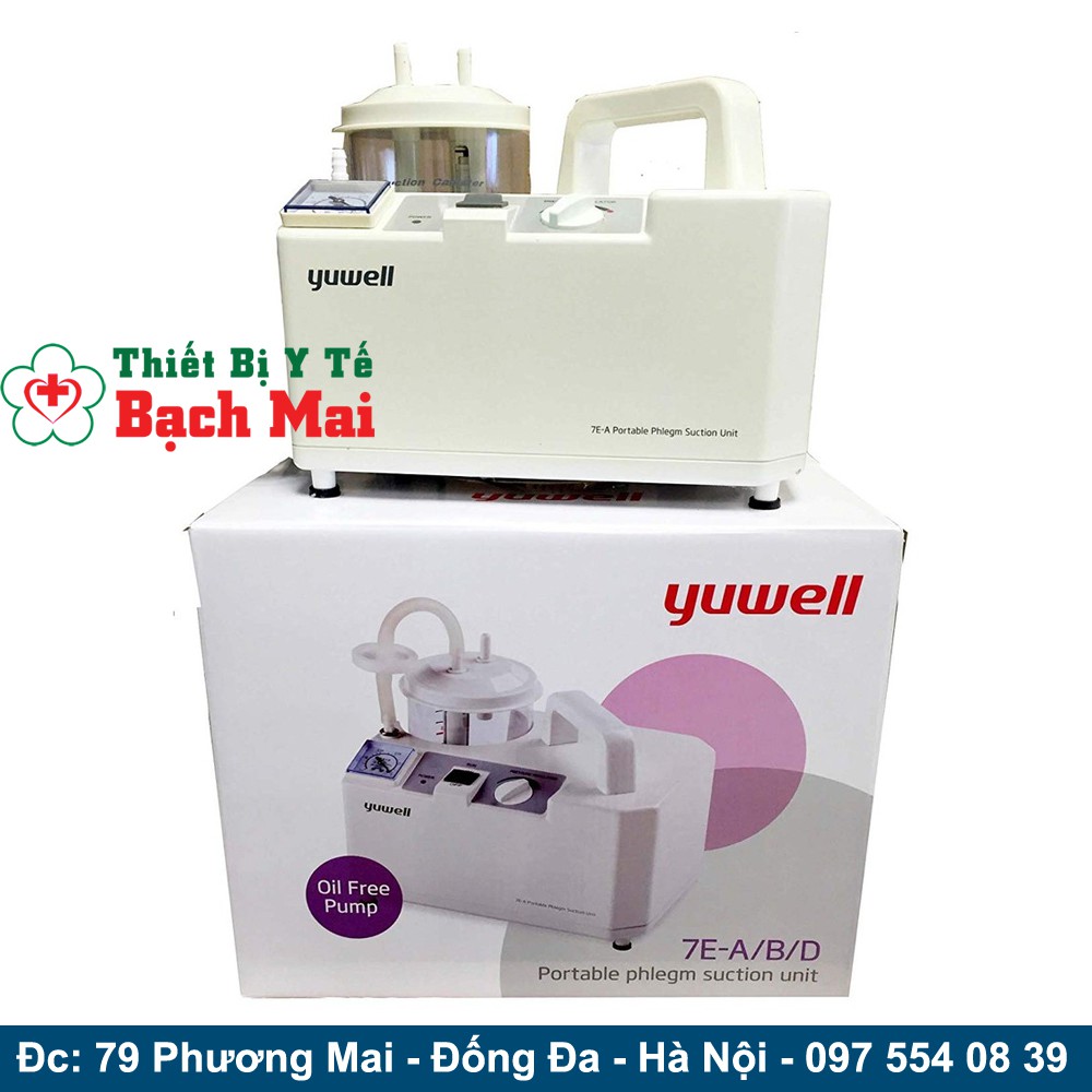 Máy Hút Mũi Dịch Đờm Yuwell 7E-A [Bảo Hành 02 Năm,Tốt Nhất]