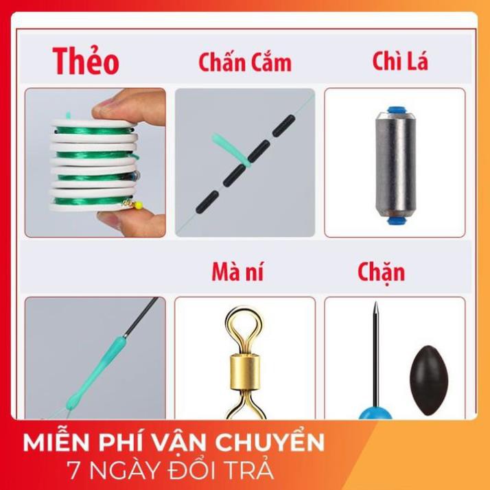 [sả hàng] Dây trục câu đài buộc sẵn đầy đủ các kích thước, cước câu, DC-3