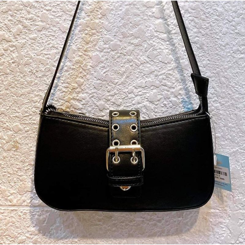 Túi da đen basic DT019