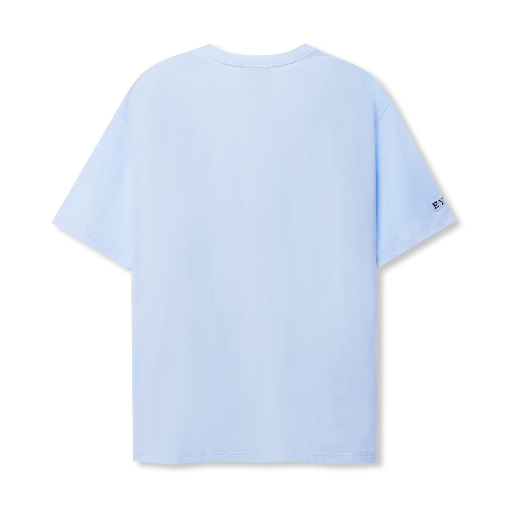 Áo thun tay lỡ 8YO phông Unisex nam nữ Premium Cotton oversize form rộng PUZZLE - Xanh da trời