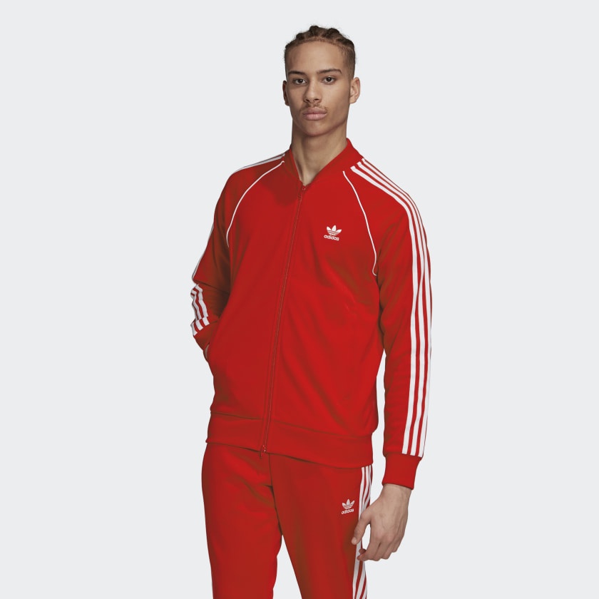 Áo khoác Adidas nam SST Đỏ GF0196 HÀNG CHÍNH HÃNG