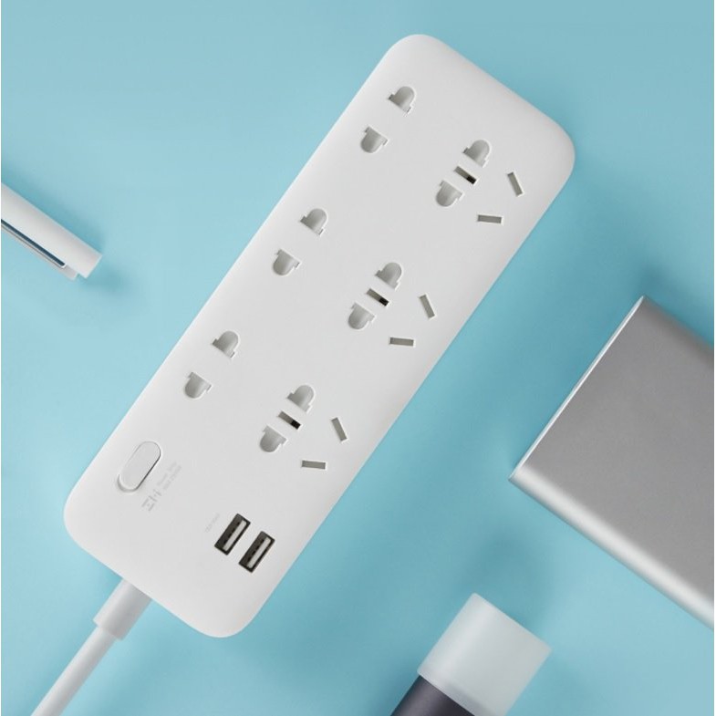 Ổ cắm Xiaomi Mi Power Strip 6 cổng 3 USB