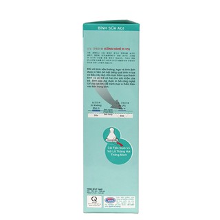 Bình Sữa Agi PP Cổ Nhỏ 250ml