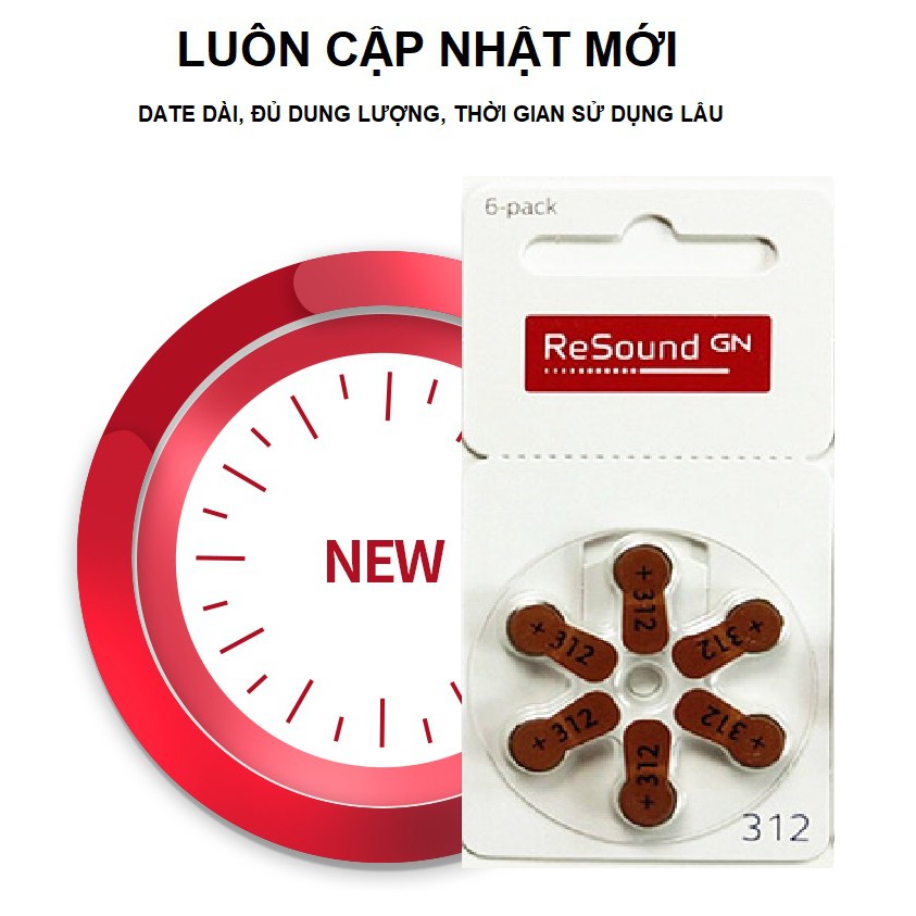 Pin máy trợ thính ReSound A10 PR70 P70
