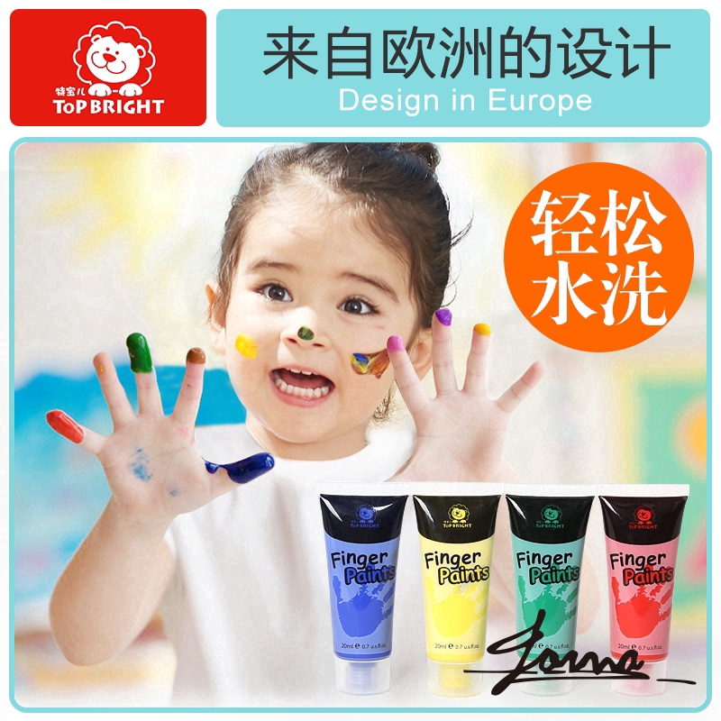 Baby Finger Painting Nontoxic Washable Painting Board Water Powder