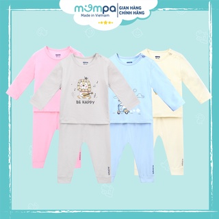 Bộ QA dài tay cài vai bamboo Mompa MP300