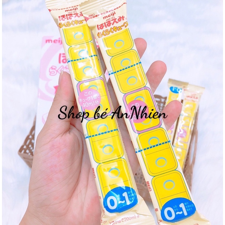 [2023]Sữa Meiji dạng thanh 648gr 24 thanh 0-1 - Nội Địa Nhật