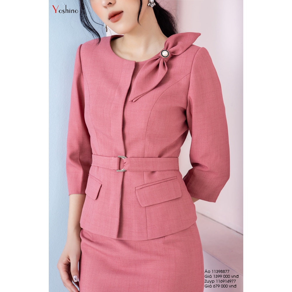 [Mã LT200 giảm 200K đơn 699K] Áo Vest Nữ YOSHINO Hồng Thanh Lịch 11398877 | BigBuy360 - bigbuy360.vn