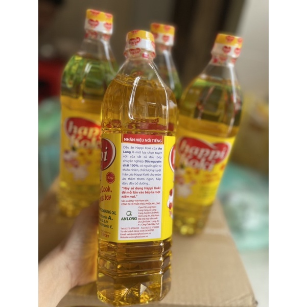 Dầu ăn HAPPI KOKI - 1 Lít