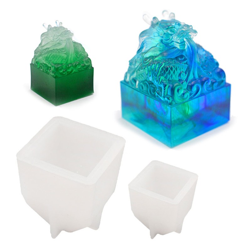 Khuôn Silicone Tạo Hình Đầu Rồng Làm Đồ Thủ Công