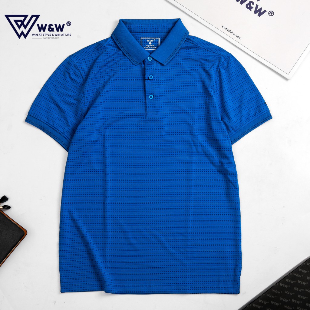 Áo Polo Nam W&W Dáng Regular Fit Áo Thun Có Cổ, Thoáng Mát, Bền Màu WPO78R