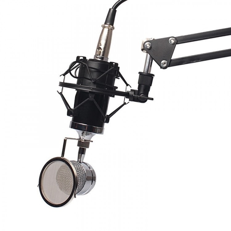 Mic thu âm BM-8000 hát Karaoke chuyên nghiệp trên Máy tính, Điện thoại