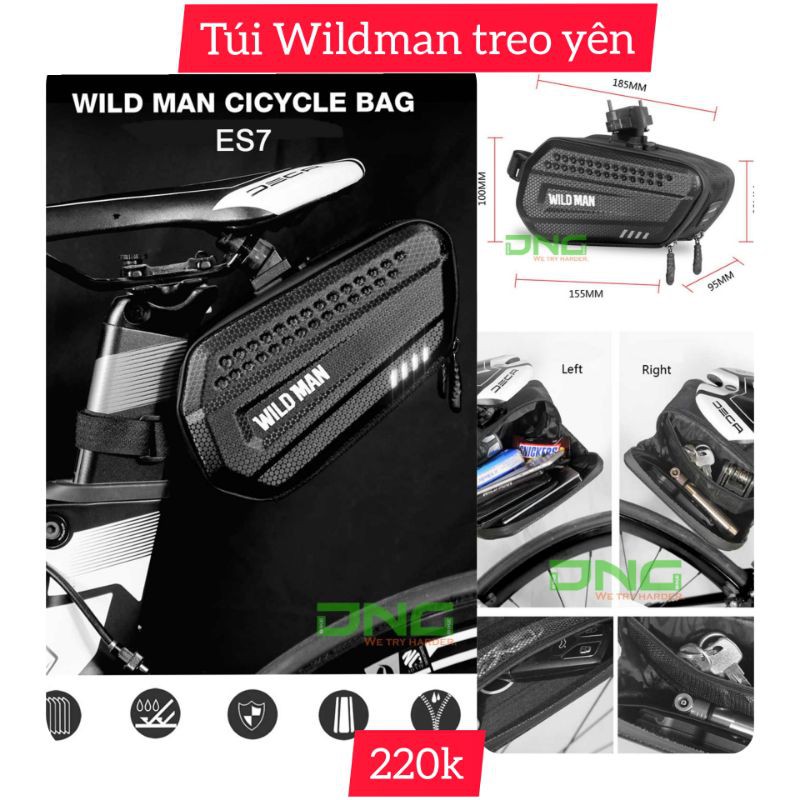 Túi Treo Cốt Yên Xe Đạp Wildman