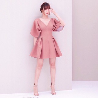 Đầm xòe tay cánh dơi G087