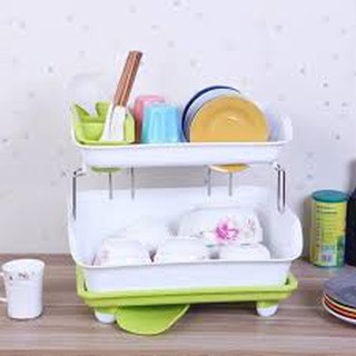 Khay úp bát đĩa 2 tầng