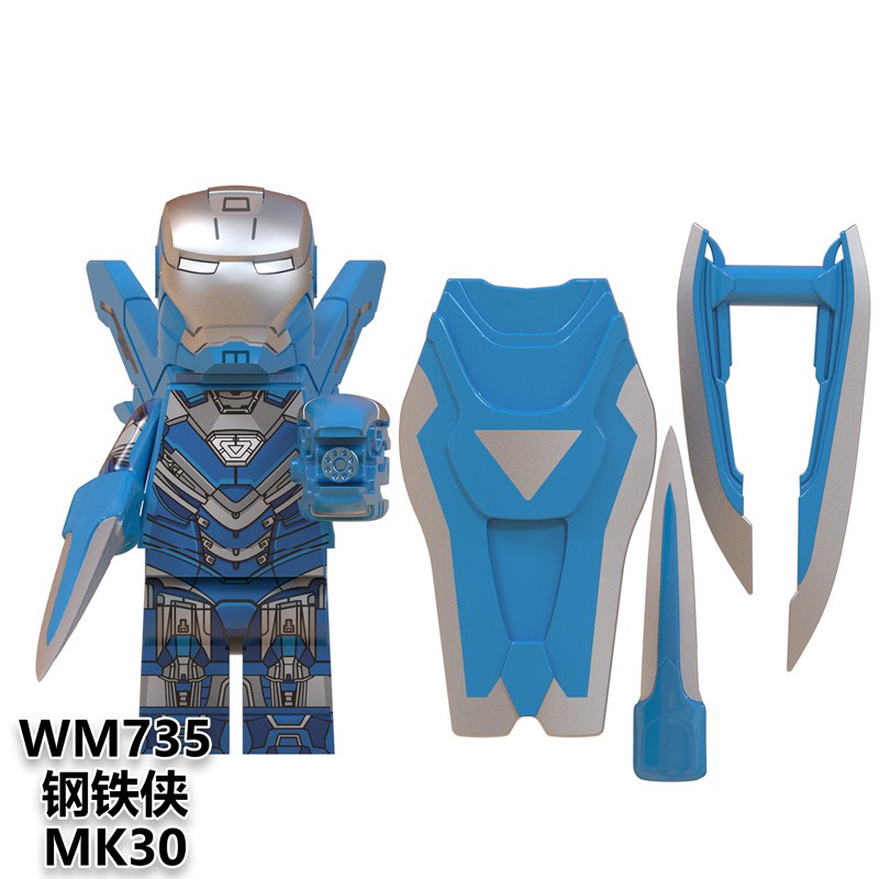 Đồ chơi mô hình lắp ghép Iron Man MK30 MK36 MK50 WM6065