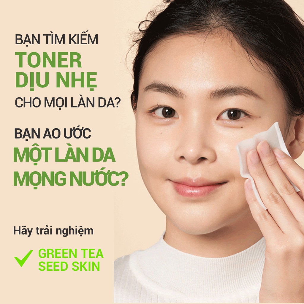 [Mã COSIF05 giảm 10% đơn 400K] Nước cân bằng độ ẩm innisfree Green Tea Seed Skin 200ml