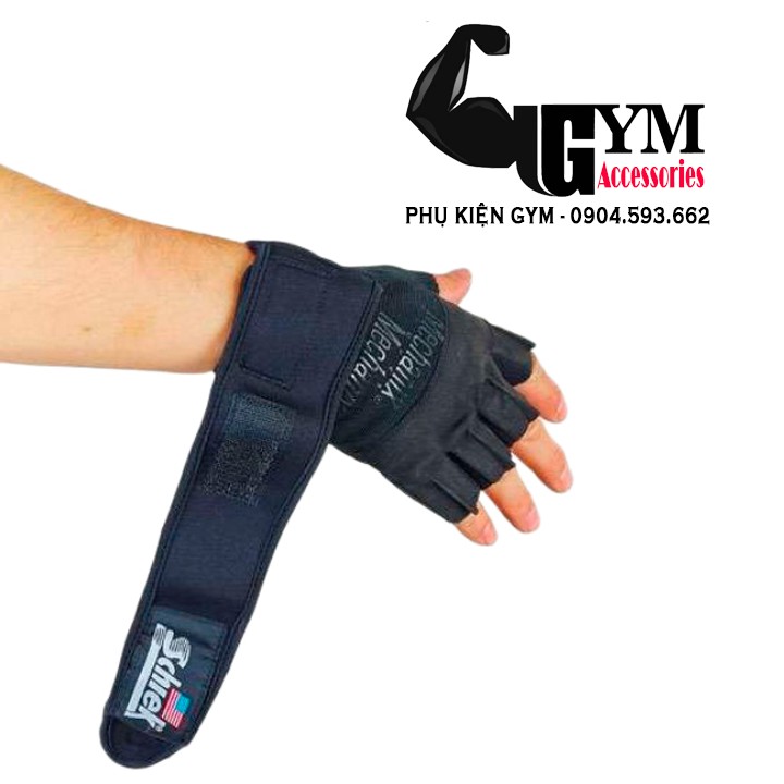 Găng Tay Tập Gym Schiek Gloves màu đen